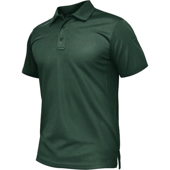 Other - Mens Polo Shirt Short Sleeve Tactical Performance Collared Work Golf Shirts Dry